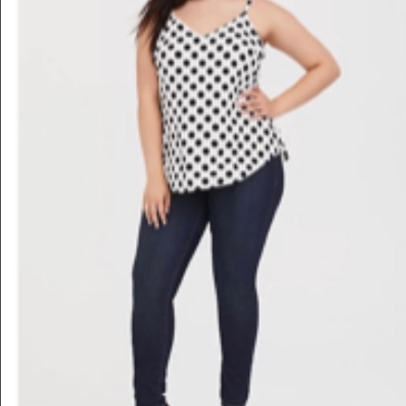 Torrid sz 0 polka dot tank - Picture 2 of 9